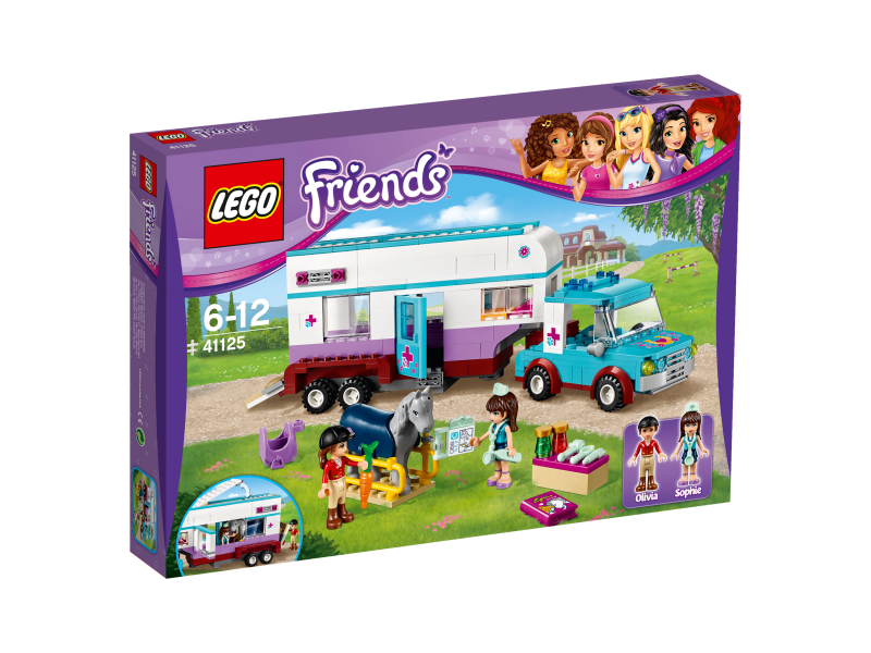 LEGO Friends Veterinářský přívěs s koněm 41125