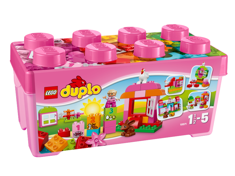 LEGO DUPLO Růžový box plný zábavy 10571