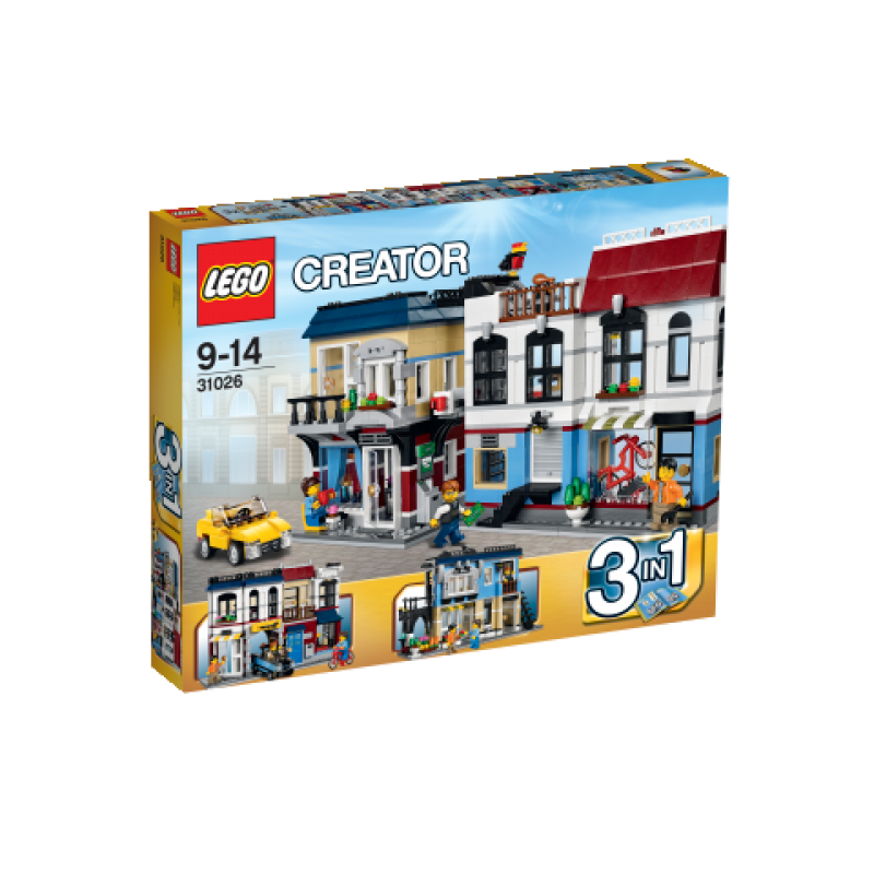 LEGO Creator Moto shop a kavárna 31026