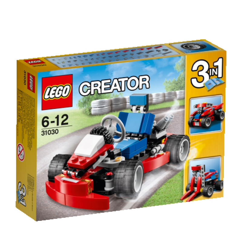 LEGO Creator Červená motokára 31030