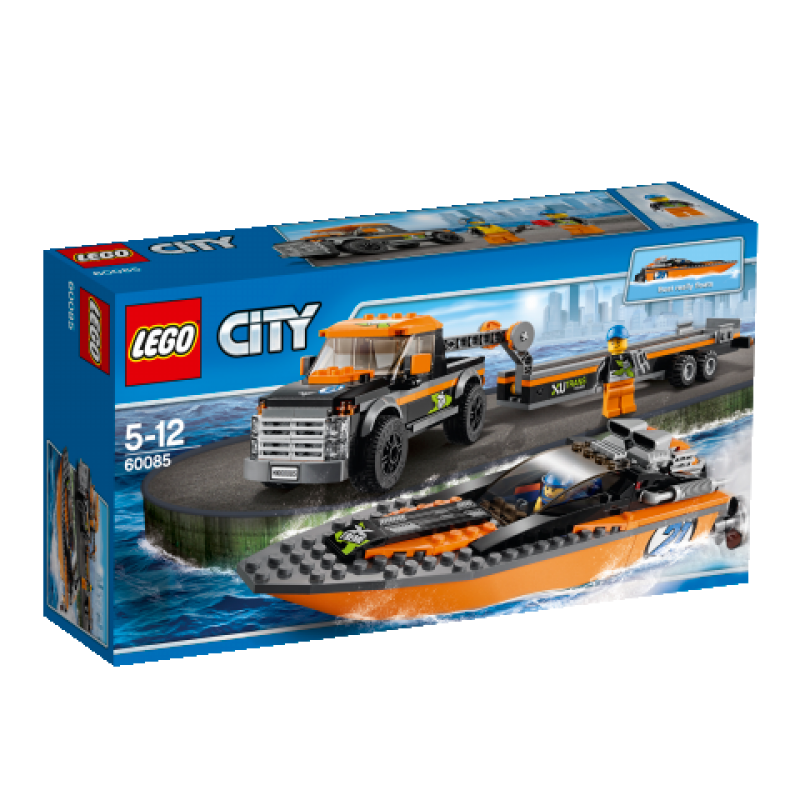 LEGO City Motorový člun 4x4 60085