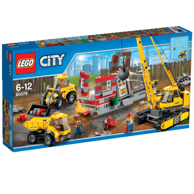 LEGO City Demoliční práce na staveništi 60076