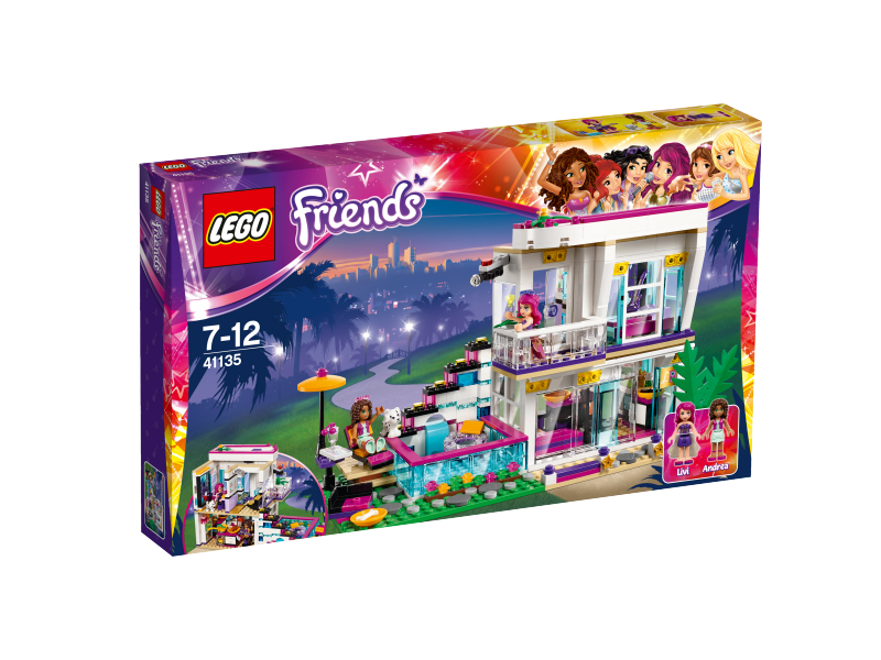 LEGO Friends Livi a její dům popové hvězdy 41135