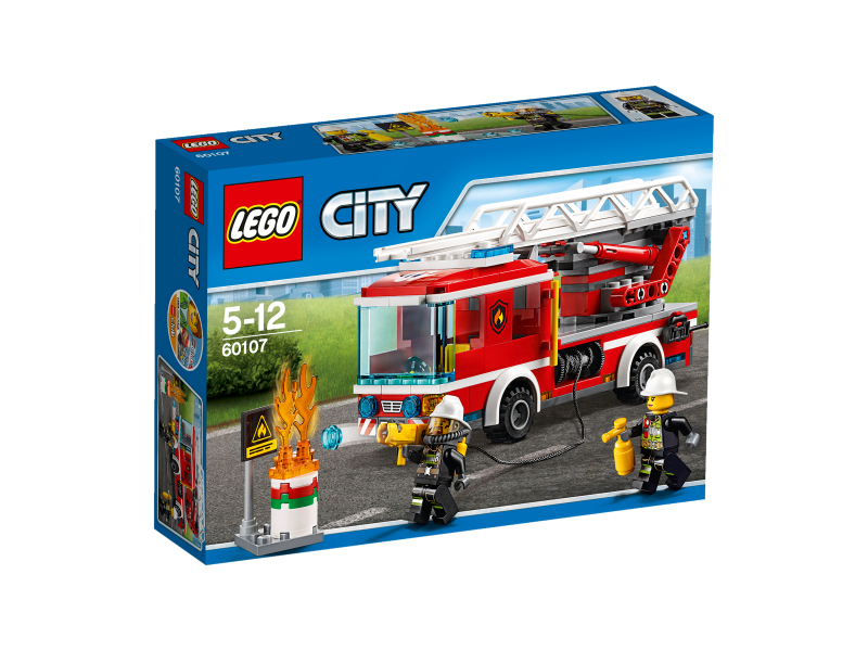 LEGO City Hasičské auto s žebříkem 60107