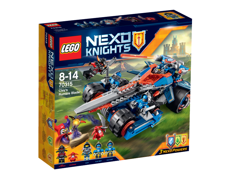 LEGO Nexo Knights Clayova burácející čepel 70315