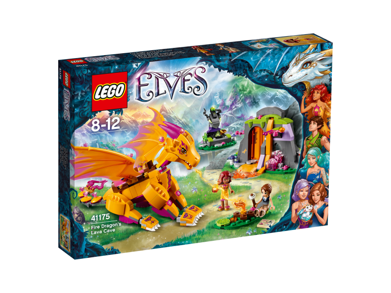 LEGO Elves Lávová jeskyně ohnivého draka 41175