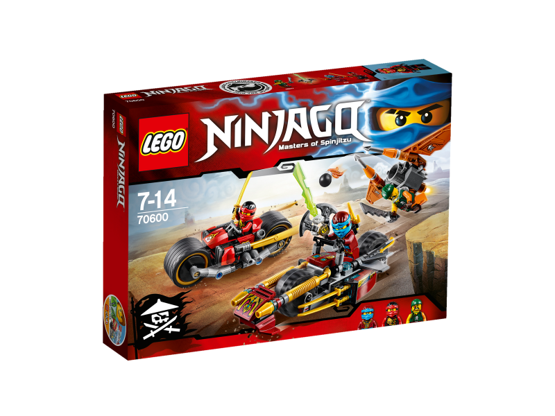 LEGO Ninjago Honička nindža motorek 70600