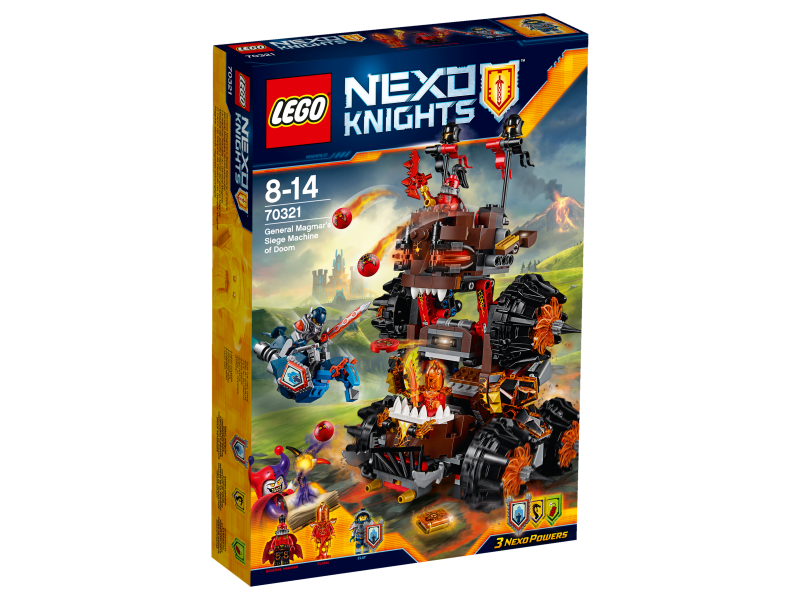 LEGO Nexo Knights Obléhací stroj zkázy generála Magmara 70321