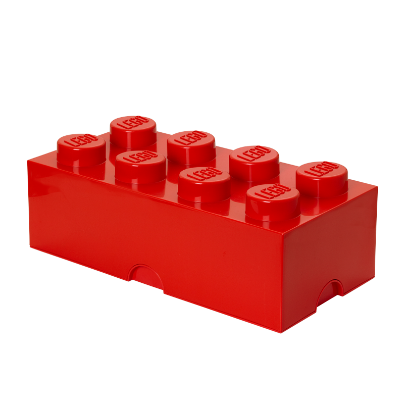 LEGO® úložný box 8 červená