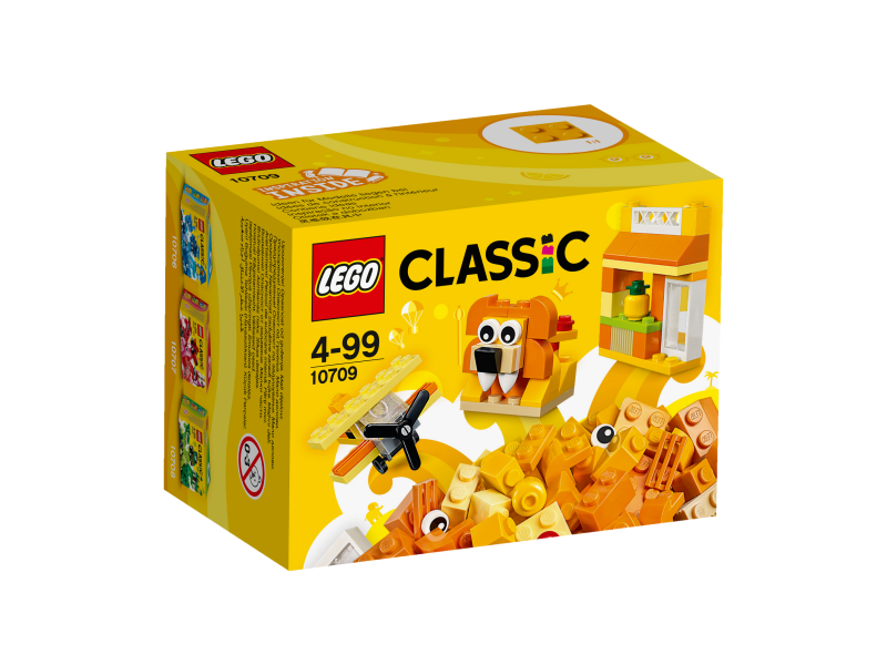 LEGO Classic Oranžový kreativní box 10709