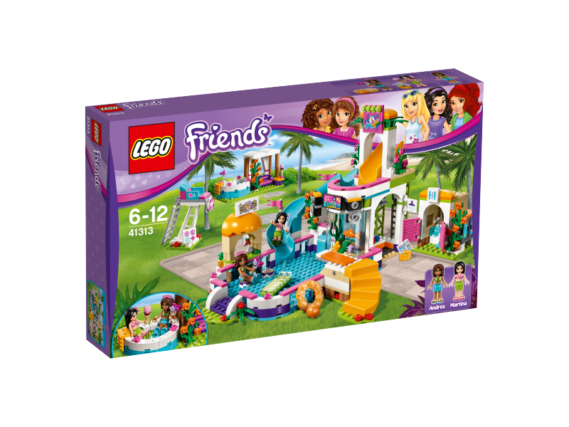 LEGO Friends Letní bazén v městečku Heartlake 41313