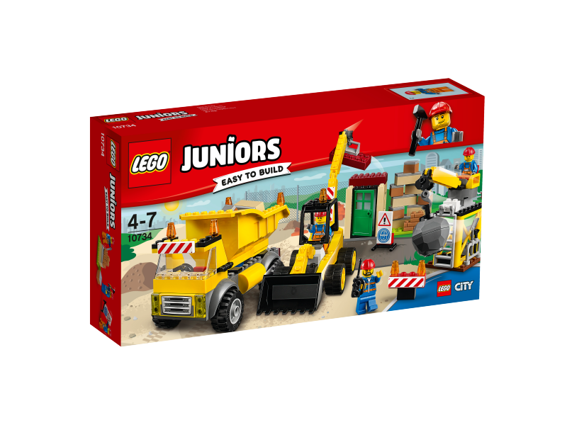 LEGO Juniors Demoliční práce na staveništi 10734