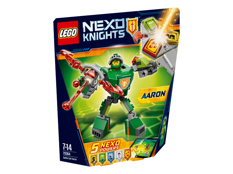 LEGO Nexo Knights Aaron v bojovém obleku 70364