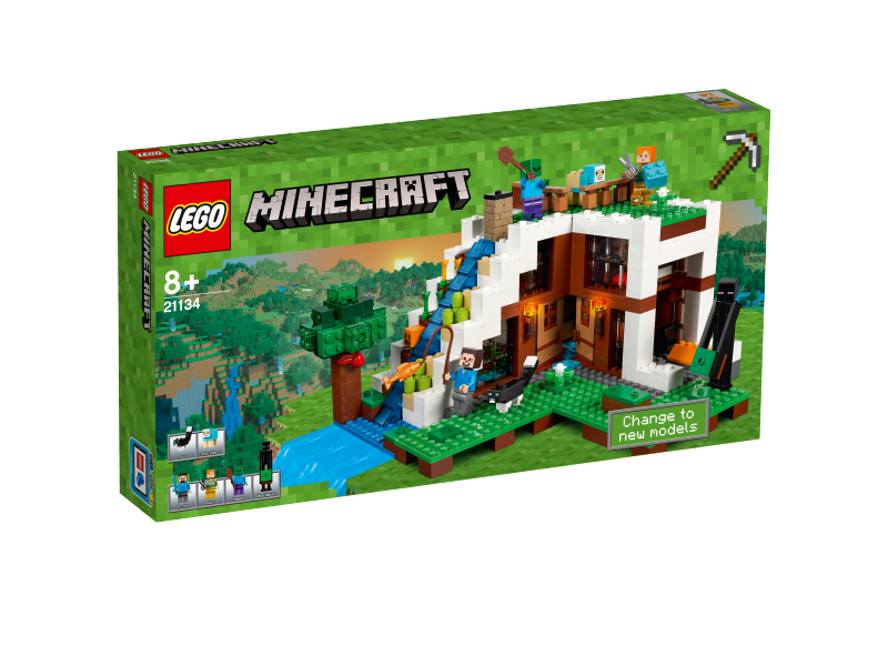 LEGO Minecraft Základna ve vodopádu 21134