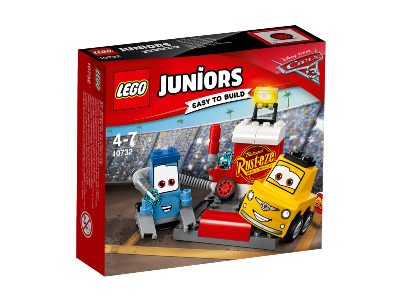 LEGO Juniors Zastávka v boxech Guida a Luigiho 10732