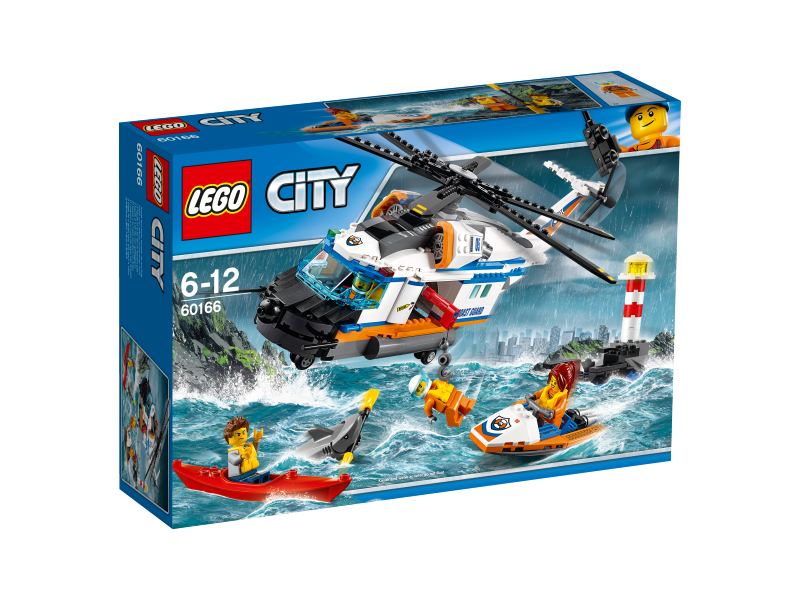 LEGO City Výkonná záchranářská helikoptéra 60166