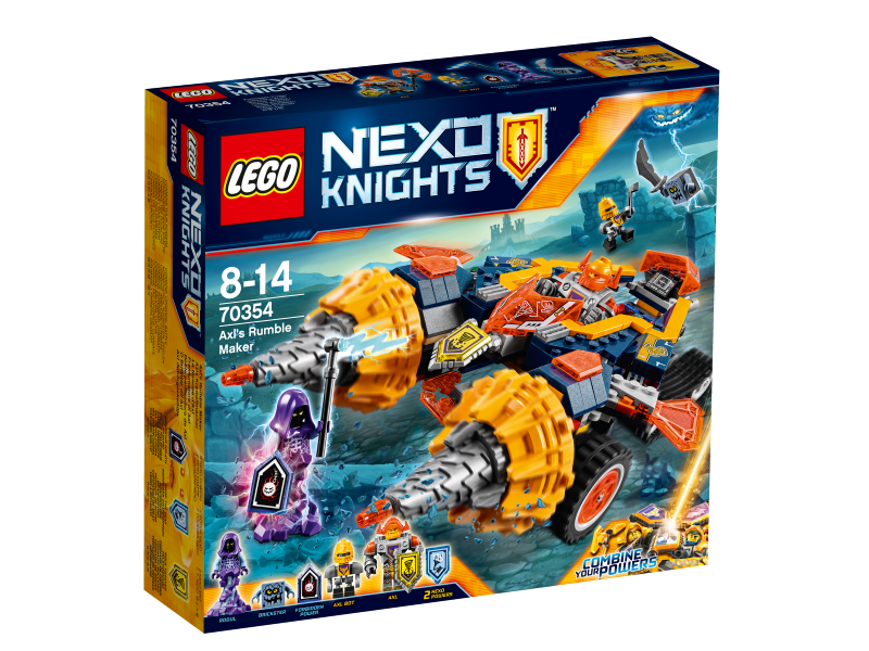 LEGO Nexo Knights Axlův vůz Drtič 70354