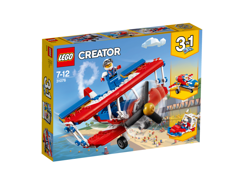 LEGO Creator Odvážné kaskadérské letadlo 31076