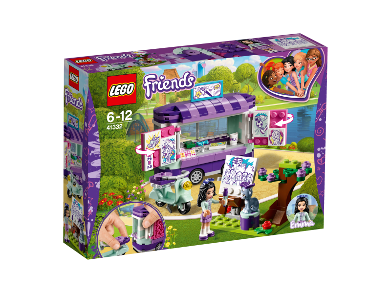 LEGO Friends Emma a umělecký stojan 41332