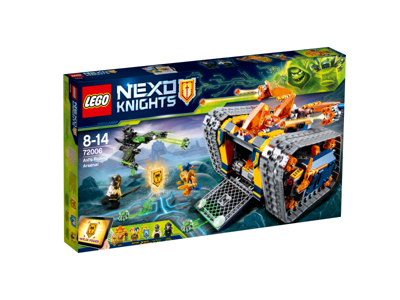 LEGO Nexo Knights Axlův arzenál na kolečkách 72006