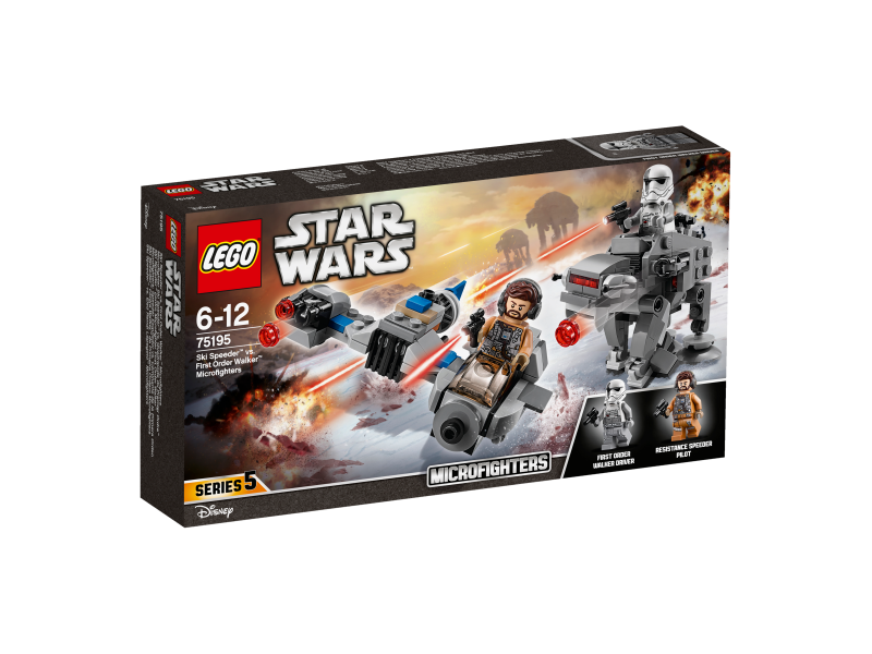 LEGO Star Wars Snežný spídr™ a kráčející kolos Prvního řádu™ 75195