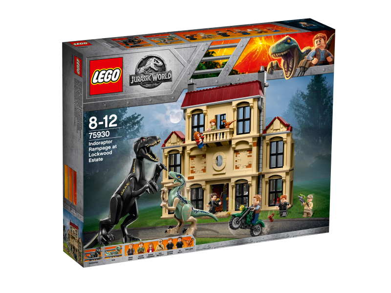 LEGO Jurassic World Řádění Indoraptora v Lockwoodově sídle 75930