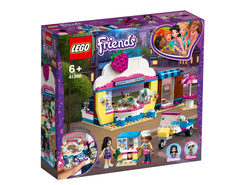 LEGO Friends Olivia a kavárna s dortíky 41366