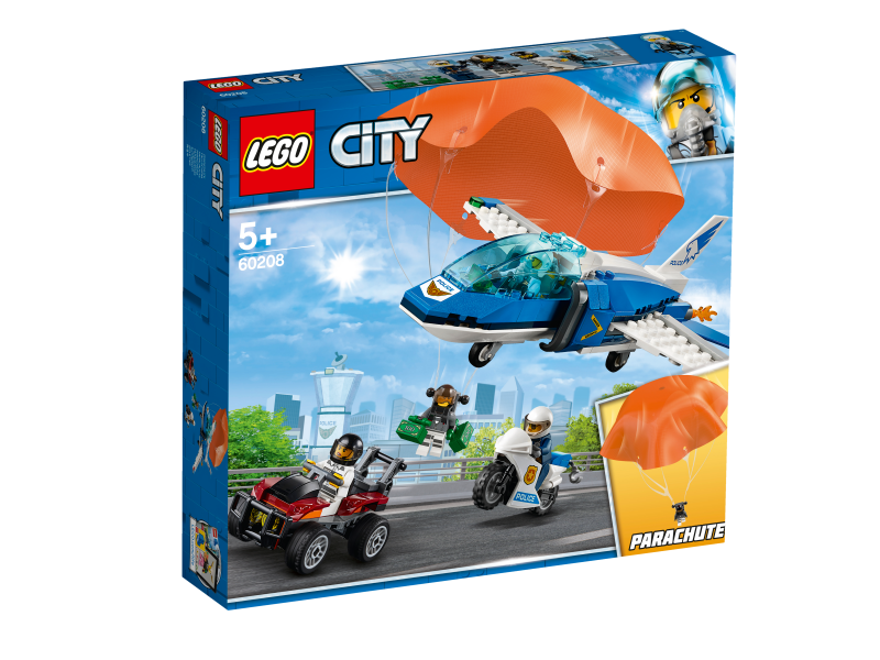 LEGO City Zatčení zloděje s padákem 60208