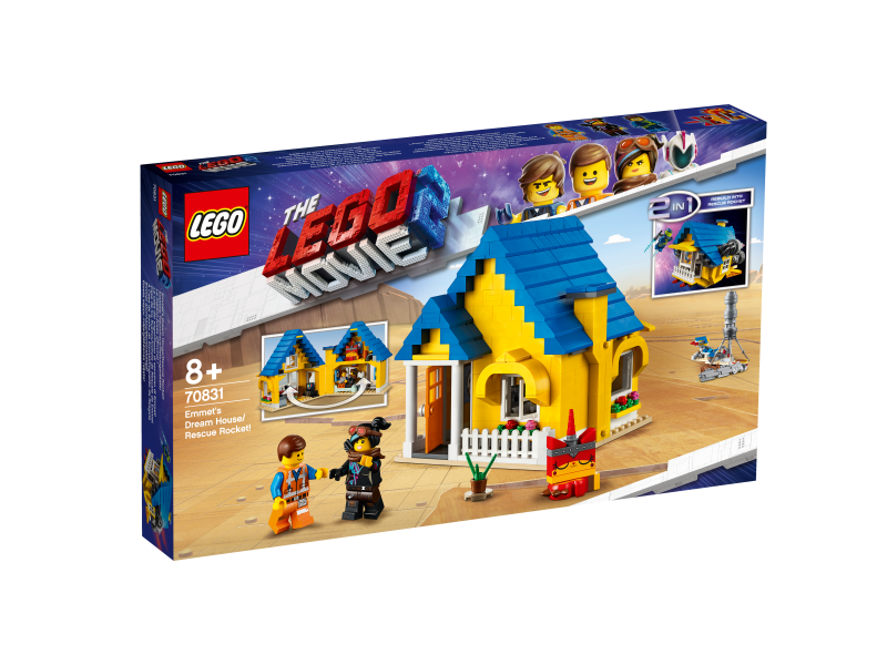 LEGO Movie Emmetův vysněný dům/Záchranná raketa! 70831