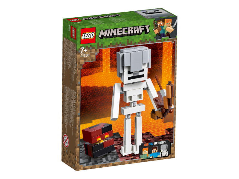 LEGO Minecraft velká figurka: Kostlivec s pekelným slizem 21150