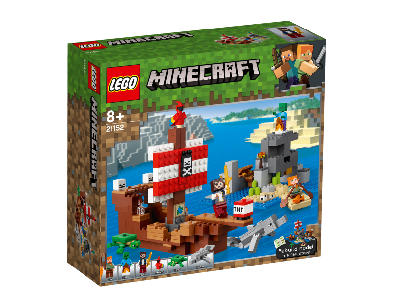 LEGO® Minecraft® 21152 Dobrodružství pirátské lodi