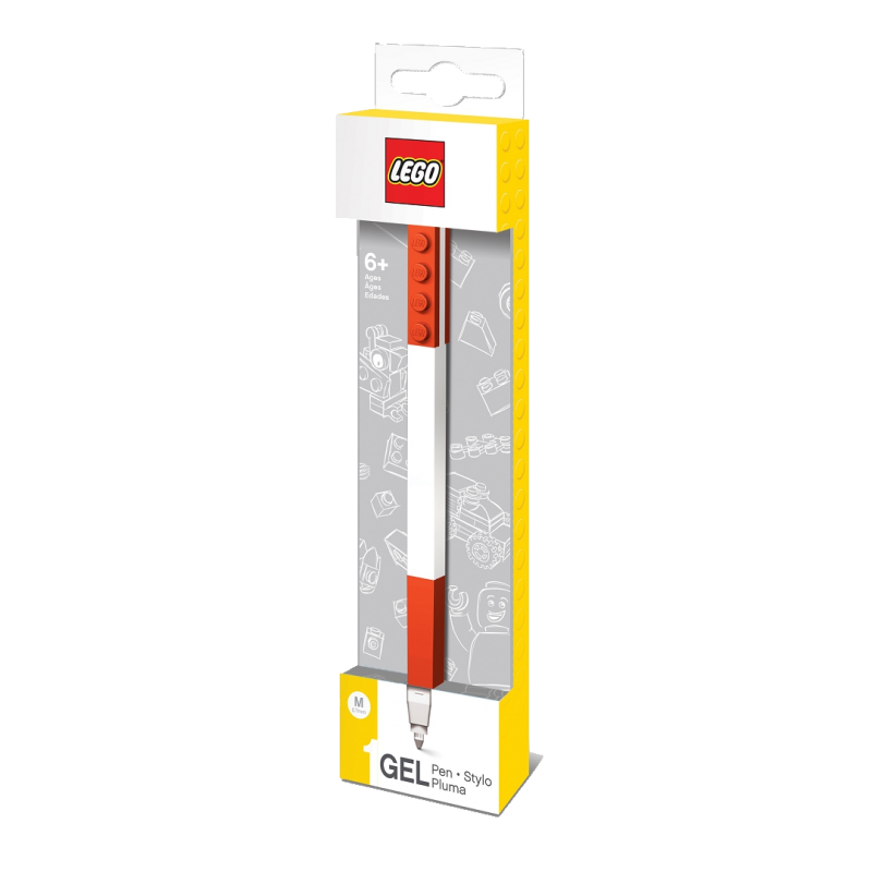 LEGO® Gelové pero, červené - 1 ks