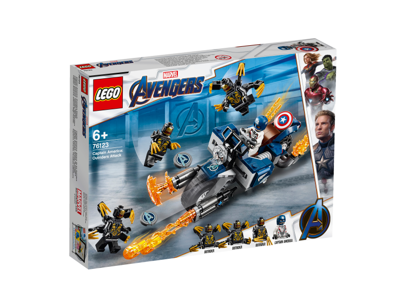 LEGO Avengers Captain America: útok Outridů 76123