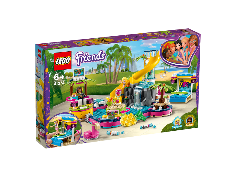 LEGO Friends Andrea a párty u bazénu 41374