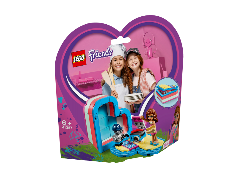 LEGO Friends Olivia a letní srdcová krabička 41387