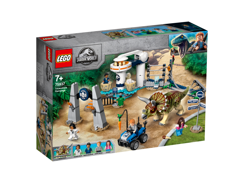 LEGO Jurassic World Triceratopsovo běsnění 75937 LEGO Jurassic World Triceratopsovo běsnění 75937