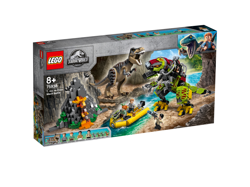 LEGO Jurassic World T. rex vs. Dinorobot 75938