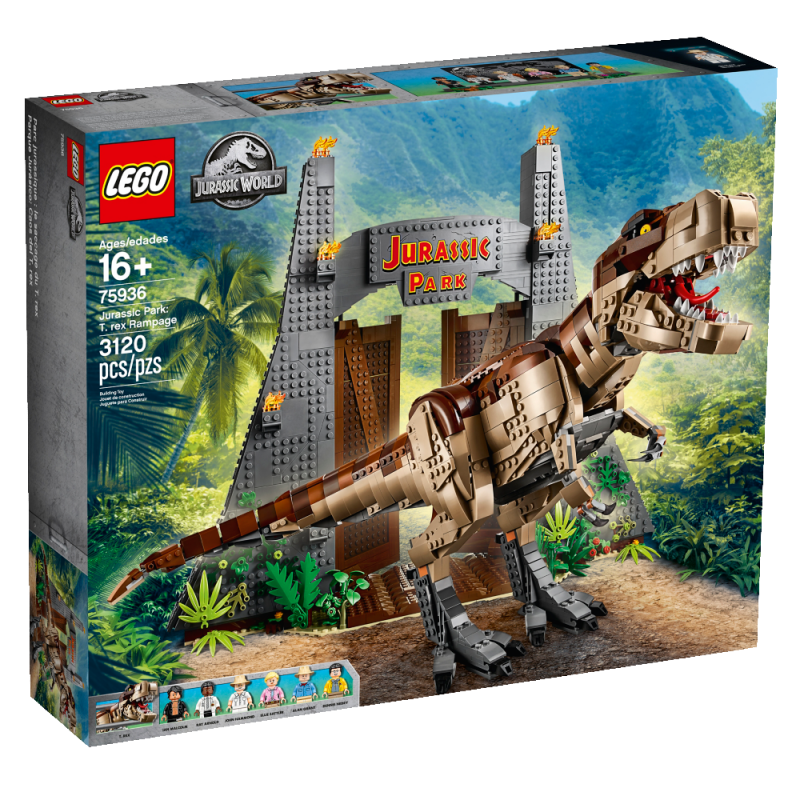 LEGO Jurassic World Řádění T. rexe 75936