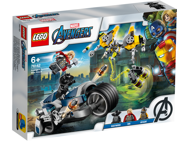 LEGO Avengers Zběsilý útok na motorce 76142