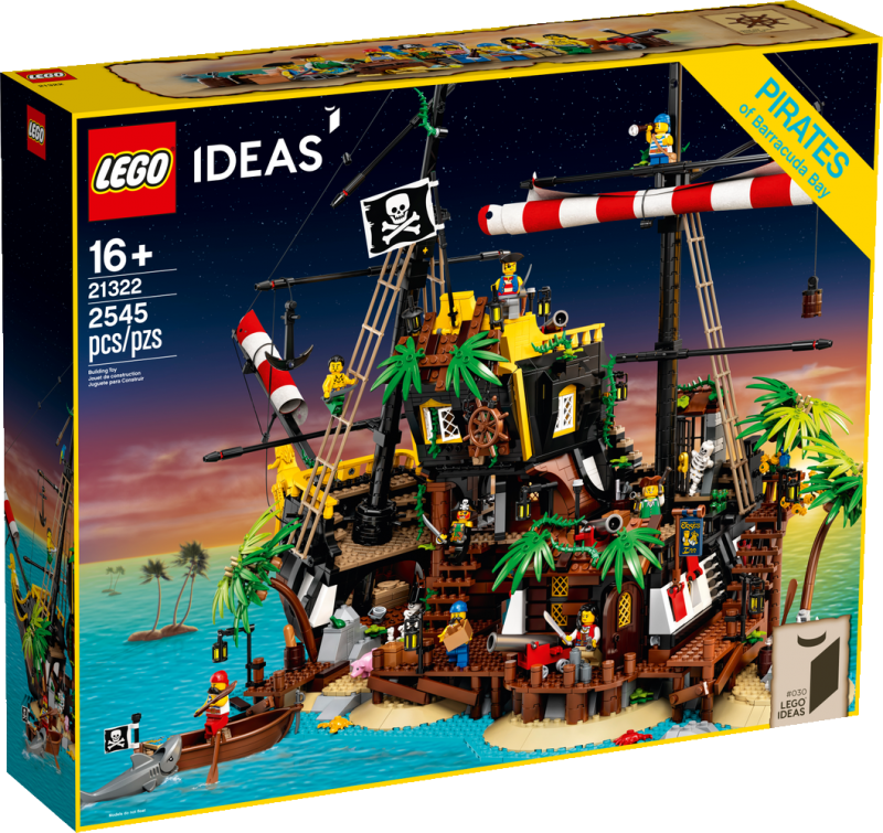 LEGO Ideas Zátoka pirátů z lodě Barakuda 21322