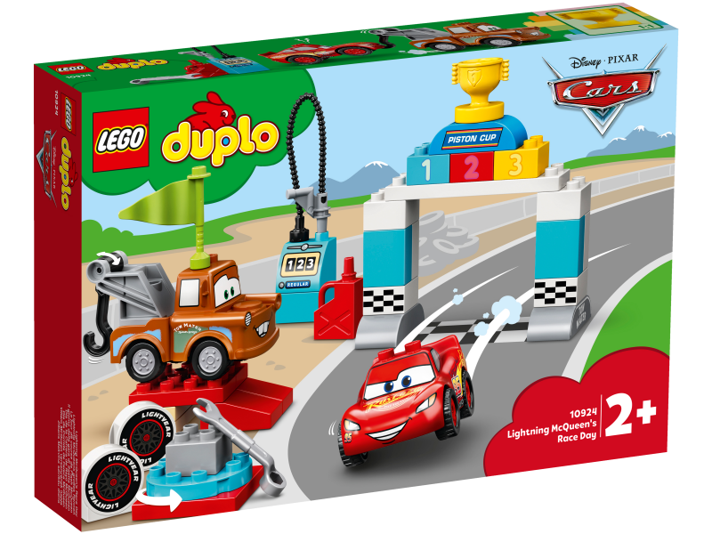 LEGO® DUPLO® │ Disney a Pixar – Auta 10924 Závodní den Bleska McQueena