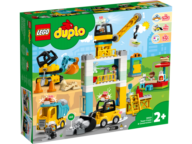 LEGO® DUPLO® 10933 Stavba s věžovým jeřábem