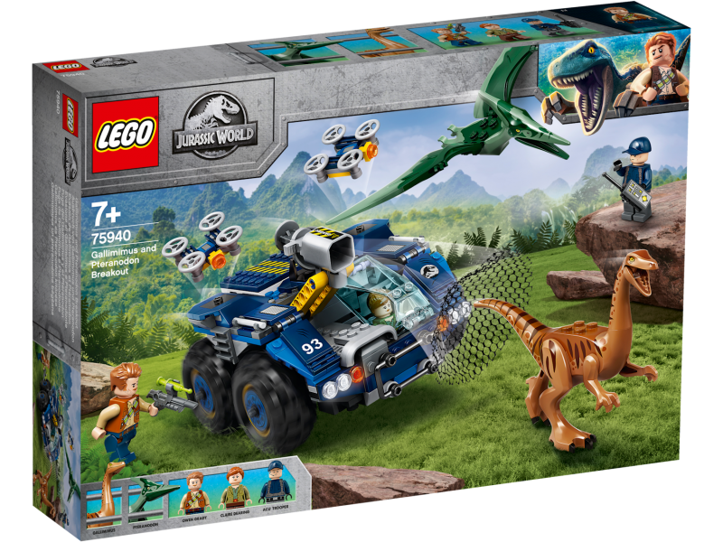 LEGO Jurassic World Útěk gallimima a pteranodona 75940