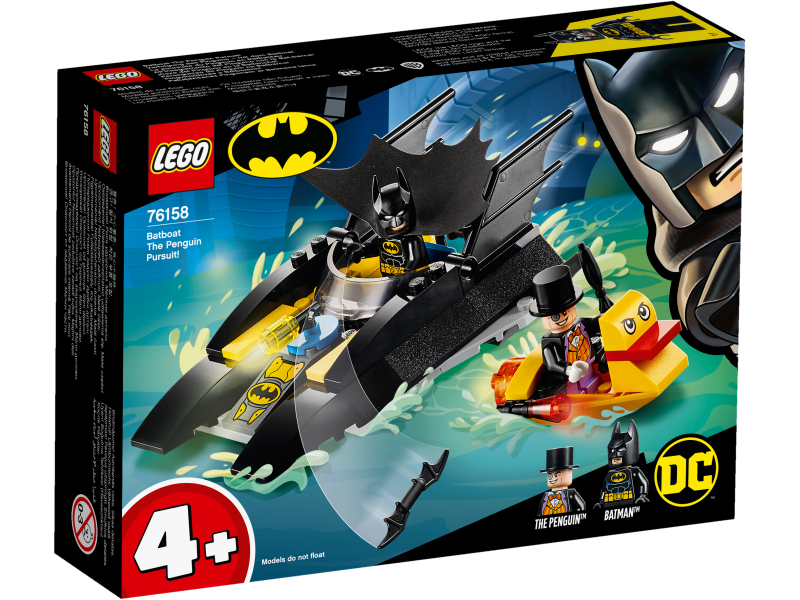 LEGO Batman Pronásledování Tučňáka v Batmanově lodi 76158