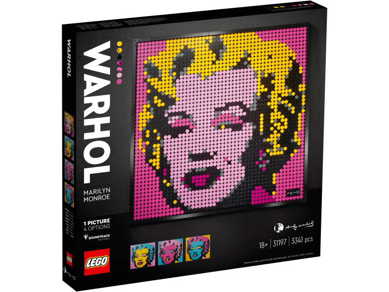 LEGO Art Andy Warhol's Marilyn Monroe 31197