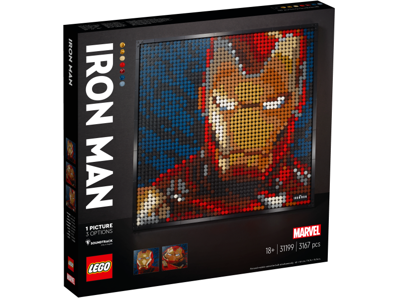 LEGO® Art 31199 Iron Man od Marvelu