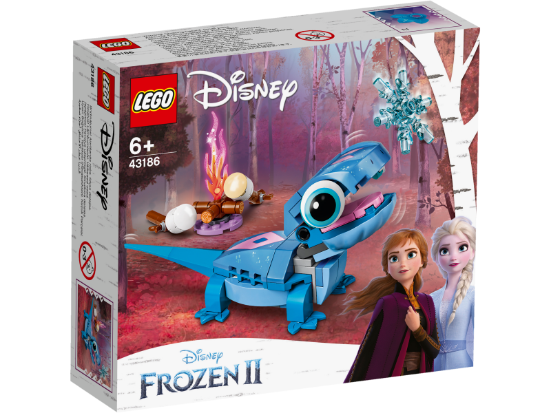 LEGO® │ Disney Ledové království 43186 Mlok Bruni – sestavitelná postavička