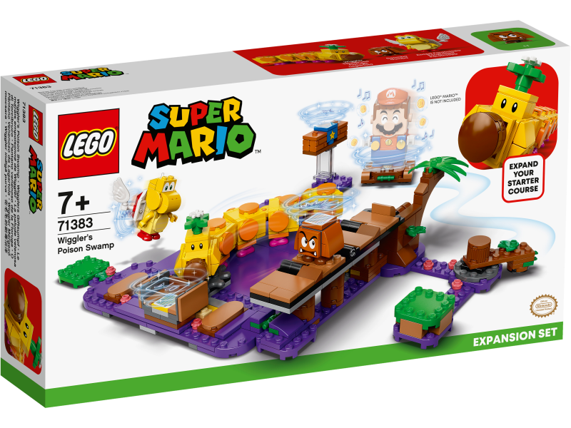 LEGO® Super Mario™ 71383 Wiggler a jedovatá bažina – rozšiřující set