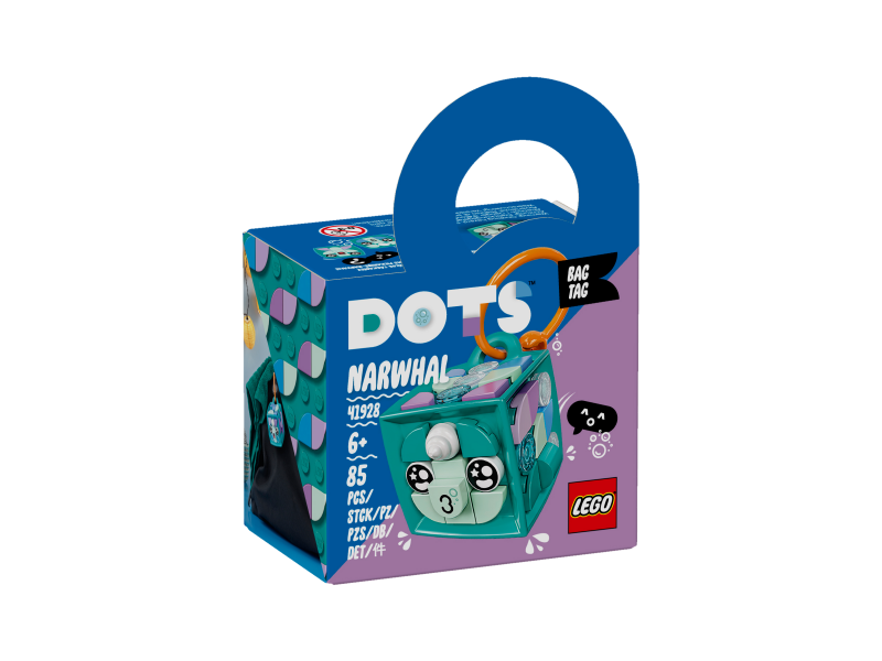 LEGO® DOTS 41928 Ozdoba na tašku – narval