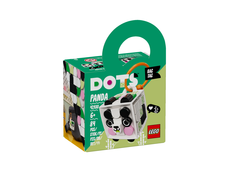 LEGO DOTS Ozdoba na tašku – panda 41930